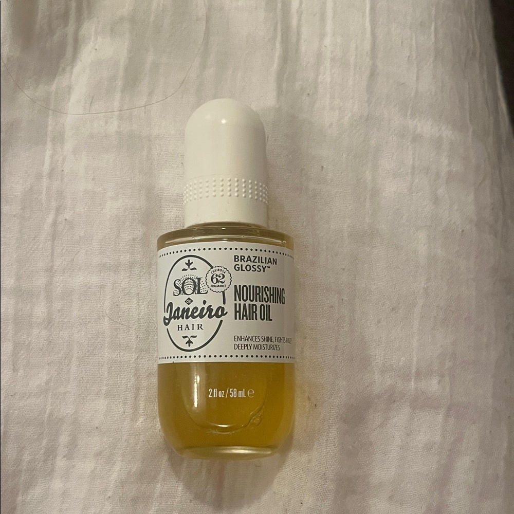 Sol de Janeiro Glossy Hair Oil in Yellow Bottle